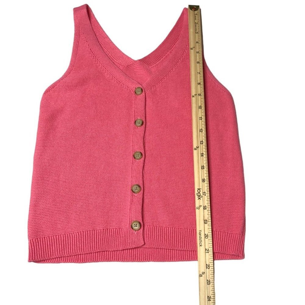 Loft Womens‎ NWT Pink Sleeveless Knit Sweater Tank Top Size Small - Picture 8 of 8